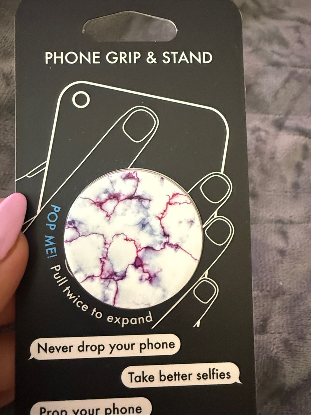NWT 🏷️ | POPSOCKETS | Phone Grip & Stand - Blood Marble